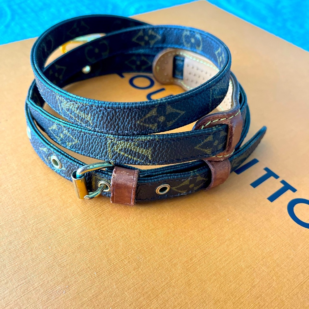 Louis Vuitton Monogram Shoulder Bag - Brown and Gold